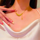 💖2026 عقد اللمسة الفاخرة بالزركون✨