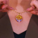 🎀قلادة سحر القمر البنفسجي💜