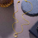 ✨Collier étoile-lune doré 2025🌙