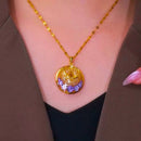 🎀قلادة سحر القمر البنفسجي💜