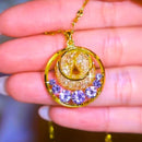 🎀قلادة سحر القمر البنفسجي💜