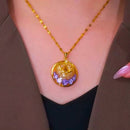 🎀قلادة سحر القمر البنفسجي💜