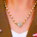 💖 collier magnétique cœur de perle 2025 💘