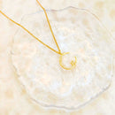 ✨Collier étoile-lune doré 2025🌙