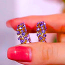 💜 d’oreilles rondes vintage violettes 🎀