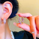 💜 d’oreilles rondes vintage violettes 🎀