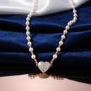 💘2026 قلادة قلب اللؤلؤ المغناطيسية الجديدة💖