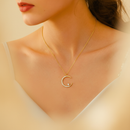 💕 2026 خصم 49% 💕 عقد القمر والنجمة المتلألئة 🌙