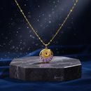 🎀قلادة سحر القمر البنفسجي💜