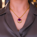 💎 2026 عقد الوردة الذهبية الفاخرة🌹