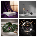 💎 2026 عقد الوردة الذهبية الفاخرة🌹