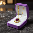 💎 2026 عقد الوردة الذهبية الفاخرة🌹