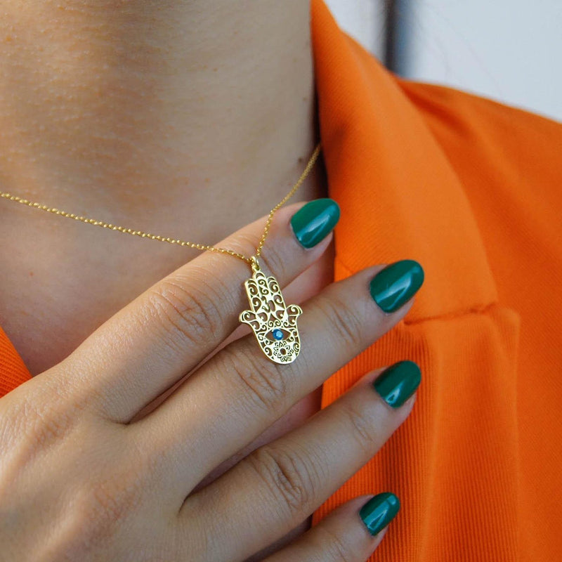 Collier Main de Fatma Excellence en argent 🪬✨